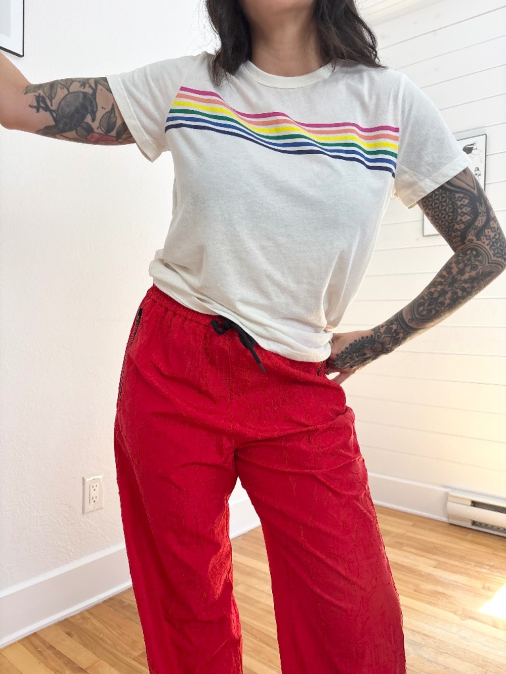 Marine layer stripe tee